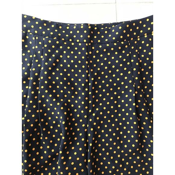 Ann Taylor High Waist Pleated Polka Dots Shorts - Picture 3 of 11